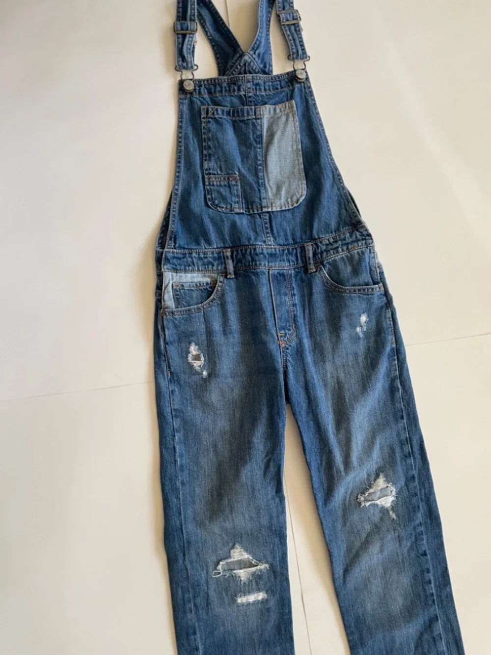 GapKids denim overall distressed size XL